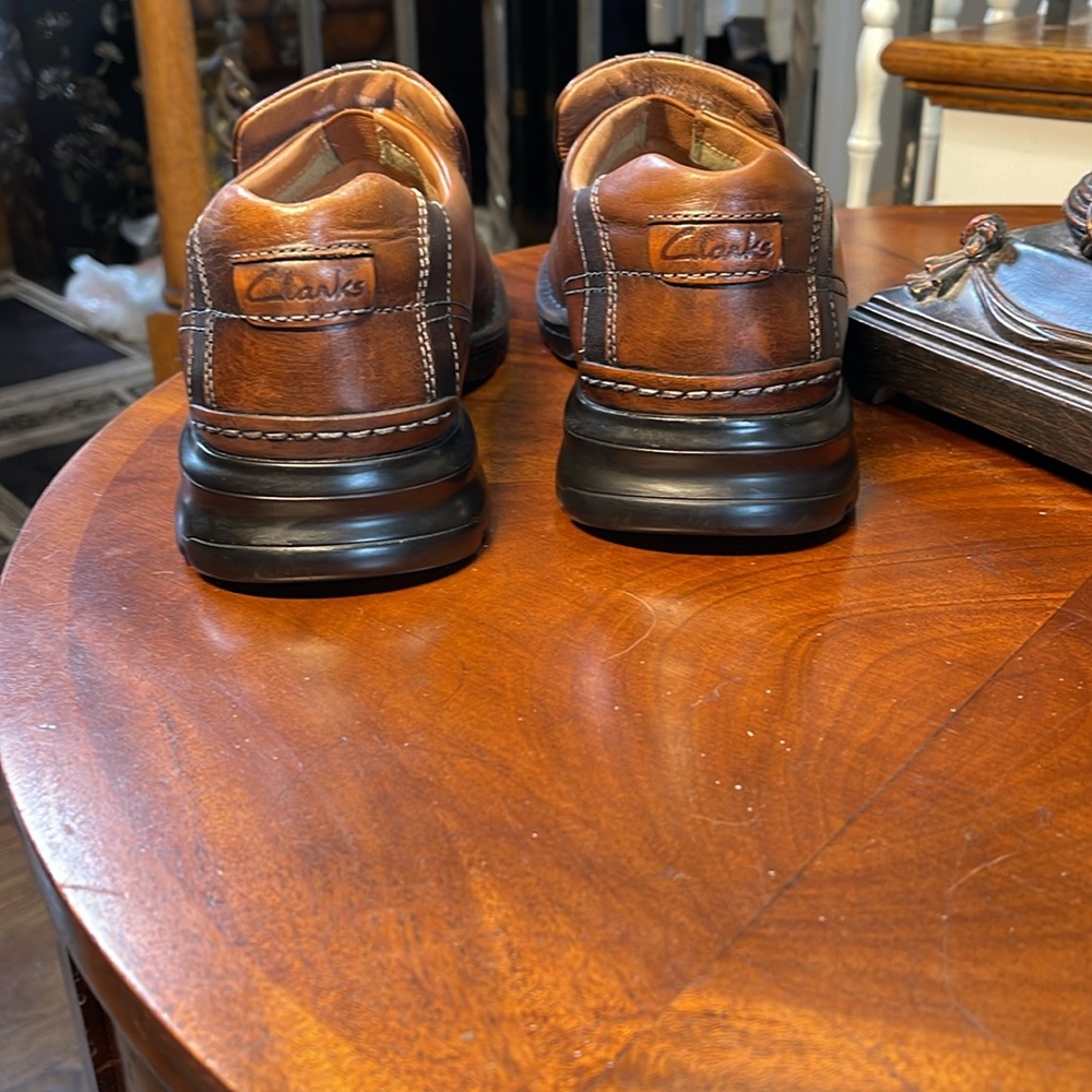 Clark’s Men Loafers 👞 size  10 1/2  M Brown - Picture 5 of 10